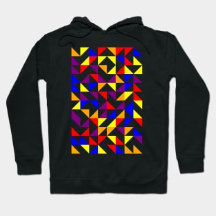 Amazing Geometric Colourful Triangle Pattern #7 Hoodie